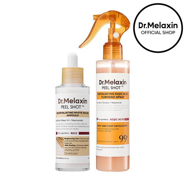Body & Face Duo - Rice Peel Glow Ampoule & Kojic Acid Turmeric Spray